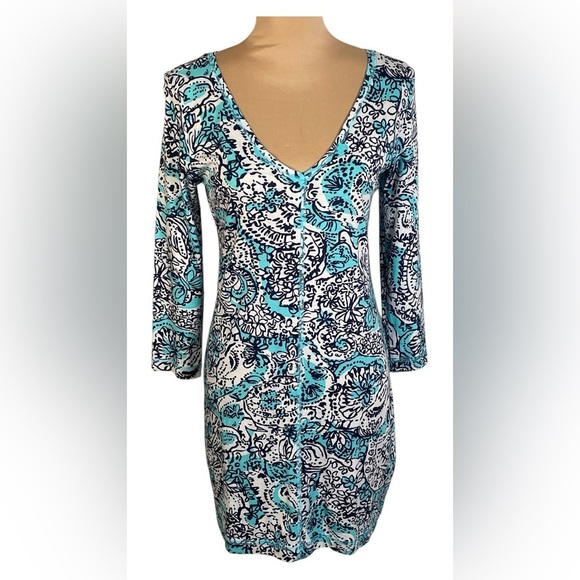 Lilly Pulitzer Juliet Dress Hippy Shake Size Small - Picture 3 of 9